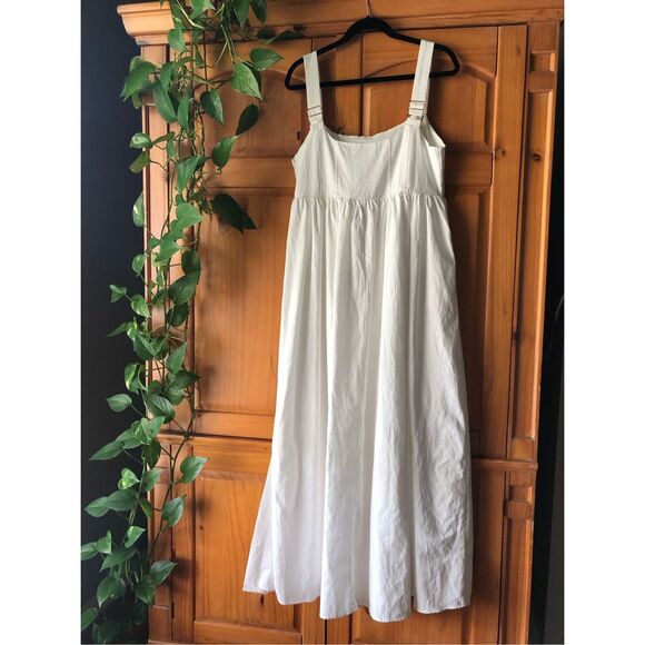 FashionNova Mary Linen Maxi Dress Size XL NWT - Picture 7 of 14